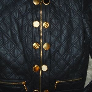 Bisou Bisou Jackets & Coats - BISOU BISOU MICHELE BOHBOT ~ FAUX LEATHER JACKET~M Bisou Bisou Jackets & Coats - BISOU BISOU MICHELE BOHBOT ~ FAUX LEATHER JACKET~M